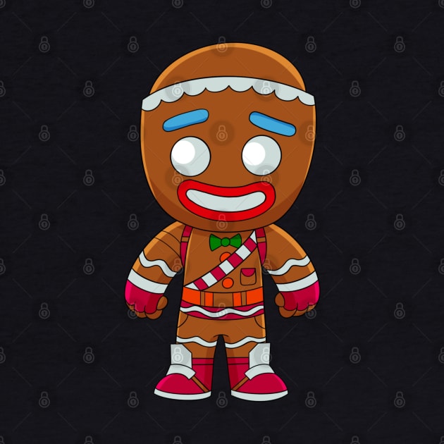 Gingerbread man, funny gingerbread man, Christmas baby by PrimeStore